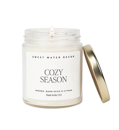 Cozy Season Soy Candle - 9 Oz